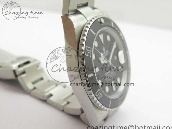 0102 Upgraded Submariner 41mm 126610 LN BP Maker Black Dial on SS Bracelet A 2592